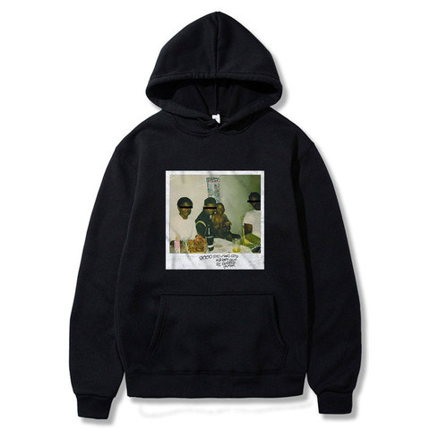 Kendrick Lamar Bon Garçon homme/femme Swestshirts Mode Chaud Rap sweat à Capuche Homme Imprimé Lâche Streetwear Sweatshirt À Capuche ► Photo 1/6