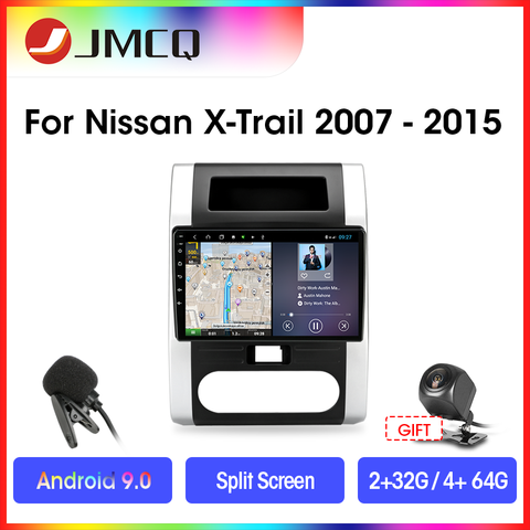 Jansite – autoradio Android 10.0, Navigation GPS, lecteur multimédia vidéo, DVD, 2din, unité centrale pour voiture Nissan x-trail XTrail X Trail 2 T31 ► Photo 1/6