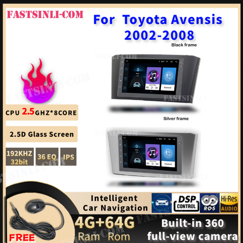 Autoradio Android type Tesla, Navigation GPS, lecteur multimédia, pour voiture Toyota Camry 6 XV 40 50 (2006 – 2012) ► Photo 1/6