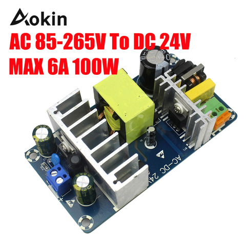 Module Source d'alimentation, panneau d'alimentation à découpage, DC 85 24 V, AC 110 v, 220 v, DC 24 V, 6A, 4A, 100 W, AC-DC ► Photo 1/6