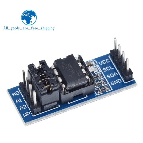 TZT nouveau Module de mémoire EEPROM d'interface AT24C256 24C256 I2C pour arduino ► Photo 1/6