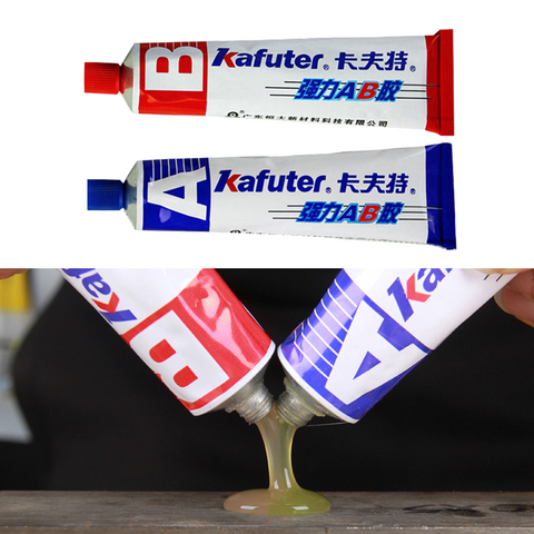 Kafuter colle AB 70g, colle adhésive forte étanche | Colle Acrylate de Structure, pour verre métal acier inoxydable, adhésif à séchage rapide ► Photo 1/5