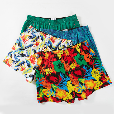 Hommes boxeurs Shorts sous-vêtements hommes maison caleçon imprimé hommes Boxer Cuecas coton doux Homme culottes Homme sous-vêtements hommes ► Photo 1/6