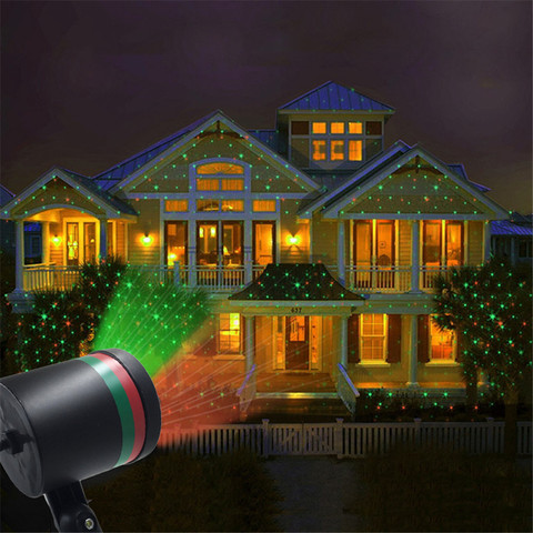 Projecteur Laser LED de noël et de ciel étoilé, imperméable, éclairage d'extérieur, pour la maison, la scène, le jardin ou la pelouse ► Photo 1/6