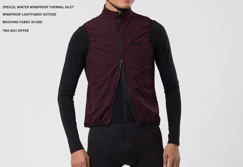 SPEXCEL – GILET de cyclisme en polaire thermique, coupe-vent, 2 couches, avec fermeture éclair bidirectionnelle, nouvelle collection hiver 2022 ► Photo 1/6