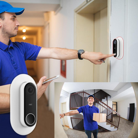 Nest Hello – étui de protection pour plaque murale, Compatible avec cale réglable, Double revêtement, résistant aux UV, ABS dur, finition mate ► Photo 1/6