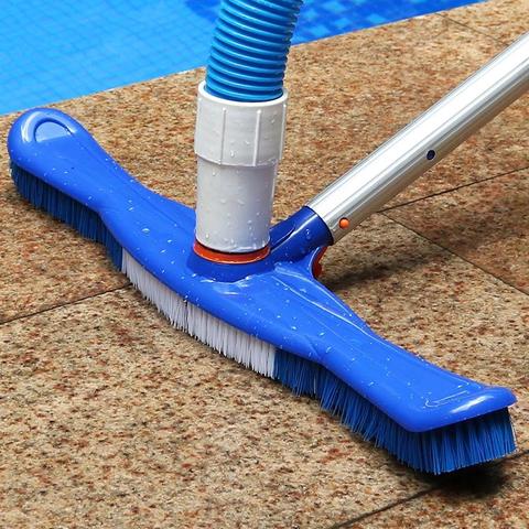 Brosse de nettoyage de piscine Durable de 20 pouces, tête d'étang et de sol de SPA, outil de nettoyage de surfaces de SPA ► Photo 1/6