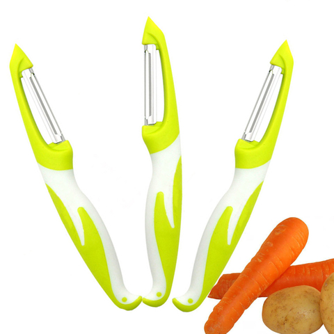 1 PC éplucheuse en acier inoxydable Zester Fruit éplucheur pour légumes couteau Cutter Zester râpe Super épluche-légumes outil de cuisine Gadgets ► Photo 1/6