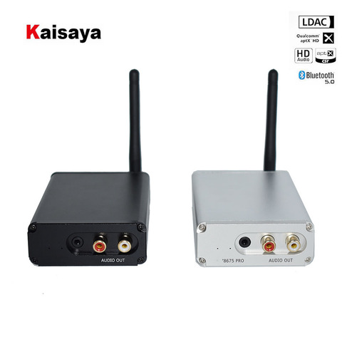 Récepteur sans fil Bluetooth 5.0 8675 LDAC PCM5102A DAC décodage 3.5mm sortie RCA 24bit avec antenne ► Photo 1/6
