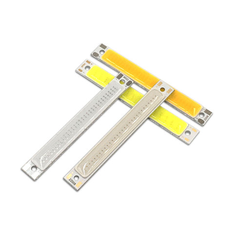 60x8mm 2V 3V LED ampoule COB bande 3.7V puce à bord 60MM chaud blanc froid bleu rouge couleur 1W 3W LED éclairage pour COB lampes de travail bricolage ► Photo 1/6