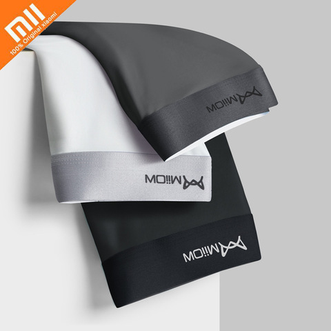 Xiaomi – lot de 3 sous-vêtements antibactériens en graphène pour homme, Boxer ultra-fin en soie glacée, culotte masculine, caleçon ► Photo 1/6