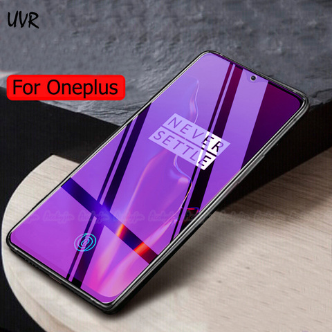 Pour OnePlus 8T Pro Nord 7T 7 6T 6 verre trempé Anti-bleu pour OnePlus 5T 5 3T 3 protecteur d'écran pour One Plus 7T 7 6T 6 verre ► Photo 1/6