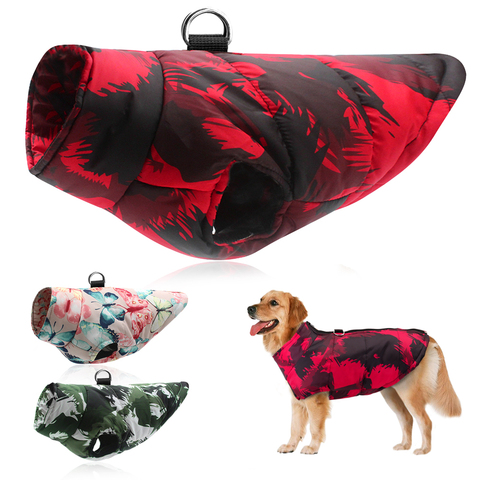 Vêtements d'hiver chauds pour chiens | Chiens, veste pour chien Large, vêtements pour bouledogue français, vêtements d'animaux, gilet pour Pitbull Golden Retriever ► Photo 1/6