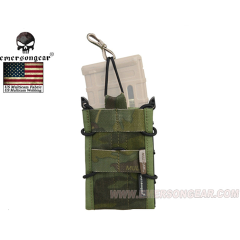 Emersongear 556 pochette de chargeur de fusil tactique Molle Portable fusil modulaire simple bombe pochette pour 556 M4 M16 AR15 SR52 P-MAGS ► Photo 1/6