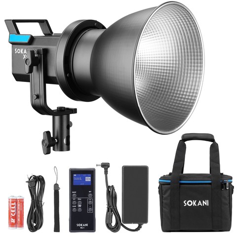 Sokani X60 kit dernière version 2 v2 COB LED Vidéo Lumière 80W 5600K RVB 2000k 10000k Lumière Du Jour Avec 2.4G Télécommande ► Photo 1/6