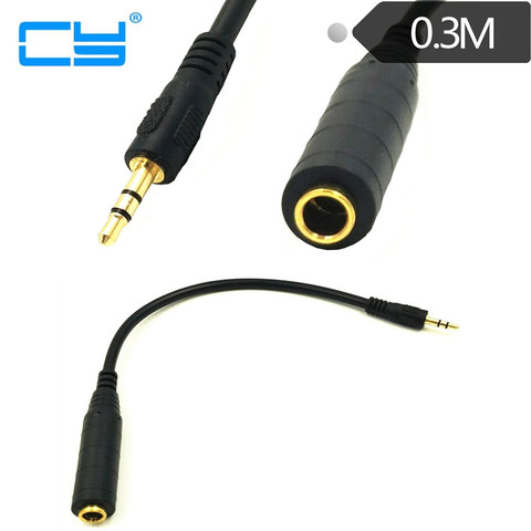 Câble d'extension Audio pour hi-fi 6.35mm à prise mâle 3.5mm ► Photo 1/4