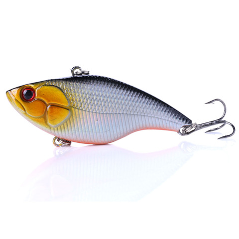 Leurre rigide coulant avec hameçon à hochet, appât artificiel vibrant de type hochet, 7.5cm, 18g, 1 unité ► Photo 1/6