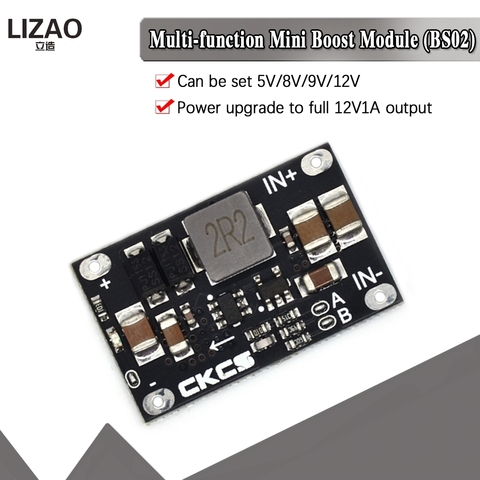 Mini module LED multifonction, 10W, DC-DC, indicateur LED, booster de batterie au Lithium, 3V-5.5V à 5V 8V 9V 12V /3.7V ► Photo 1/6