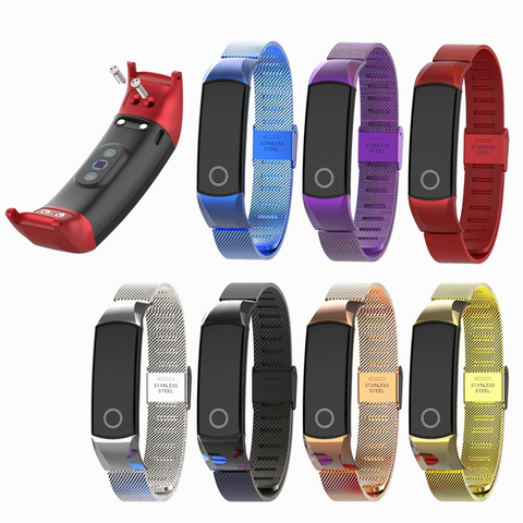 Bracelet en métal pour Huawei Honor Band 5/4, bracelet intelligent en acier inoxydable pour Honor Band 5 Correa ► Photo 1/6