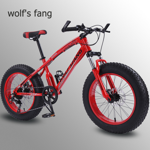 Wolf's fang – vélo de route à 7 vitesses, 2.0X4.0 pouces, avec freins à disque, pour femmes et enfants ► Photo 1/6