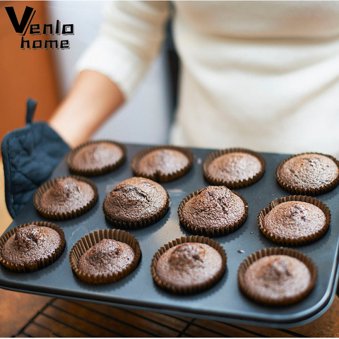 Plaque de cuisson à gâteaux, plateau à muffins, gobelets en papier, outils de cuisson pour gâteaux, moules à pain pour Hornear Reposteria Bakvorm ► Photo 1/6