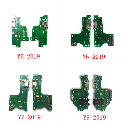 Pour Huawei Y5 Y6 Y7 Y9 2022 chargeur USB principal Port de quai connecteur carte USB Port de charge câble flexible ► Photo 1/3