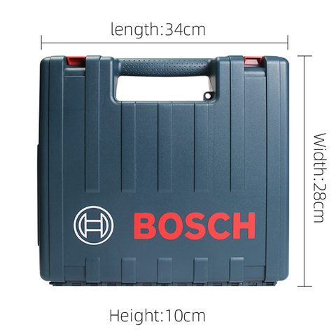 Bosch boîte à outils (modifiée) perceuse Rechargeable perceuse électrique perceuse à percussion ménage valise universelle taille: 34CM × 28CM × 10CM ► Photo 1/6