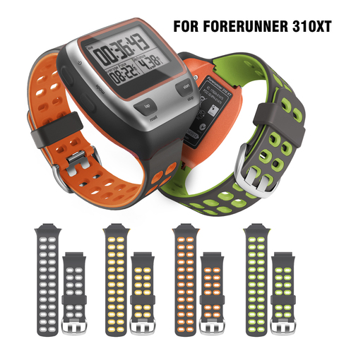 Bracelet de montre pour Forerunner 310XT coloré Sport Silicone remplacement bracelet de montre pour Forerunner 310XT bracelet ► Photo 1/6