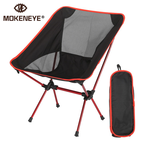 Ultra-léger détachable Portable lune chaise légère chaise pliante siège étendu bureau maison pêche Camping barbecue jardin randonnée ► Photo 1/6