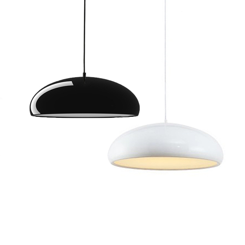 Lampe suspendue en noir et blanc, Go/Weiqi/Baduk, design nordique à la mode, Luminaire décoratif d'intérieur, idéal pour un Restaurant ► Photo 1/6