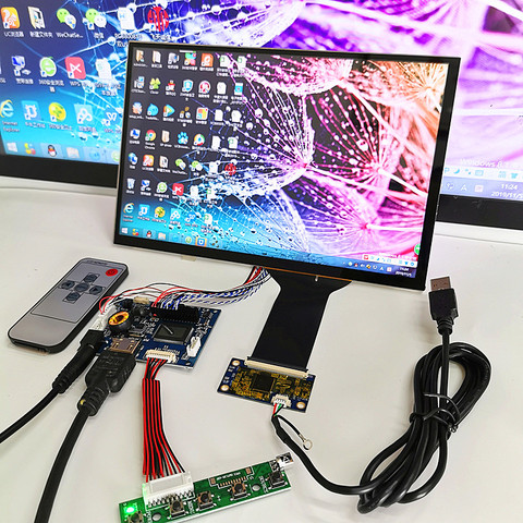 Module tactile capacitif avec écran LCD IPS HDMI 10.1 pouces, kit1280x800, avec moniteur tactile pour voiture, Raspberry Pi 3, 10 points ► Photo 1/6