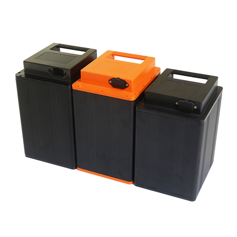 Boîtier de batterie au lithium 18650, boîtier en aluminium de haute qualité avec couvercle en plastique ABS pour batterie li-ion ► Photo 1/6