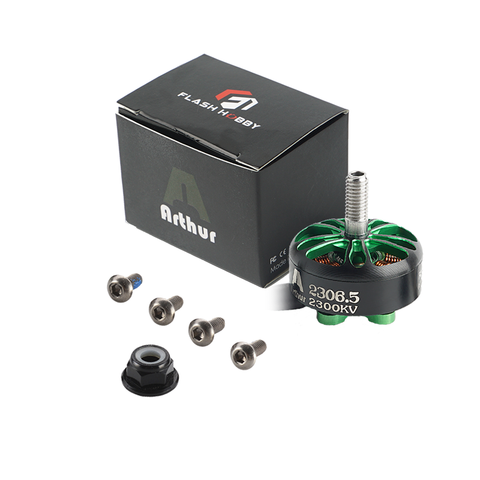 Flash Hobby – moteur sans balais Arthur série A2306, 1400KV, 1900kv, 2300kv, 2550kv, pour la course FPV, pièce de Multicopter RC ► Photo 1/6