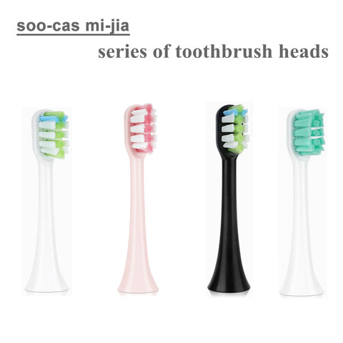 Têtes de brosse à dents de rechange de 9 pièces pour mi Soo cas X3/X1/X5 pour Mi jia/ SOO CARE X3 têtes de brosse à dents électriques ► Photo 1/5