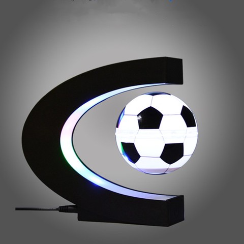 Lampe de Football à lévitation magnétique, Globe Tellurion, ornement de bureau, décoration de Football, cadeaux de Football, Table lumineuse LED ► Photo 1/6