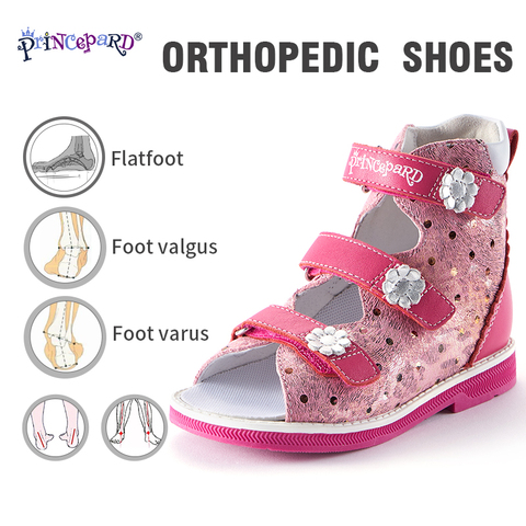 Princepard chaussures orthopédiques pour enfants sandales plates bébé garçons filles sandales chaussures orthopédiques pour enfants ► Photo 1/6