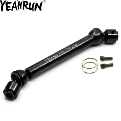 YEAHRUN – arbre d'entraînement universel en acier inoxydable, 88-115mm, 100-135mm, 110-140mm, 122-151mm, pour chenilles RC AXIAL D90 SCX10 ► Photo 1/6