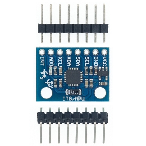 MPU6050 – Module de capteurs gyroscopiques analogiques à 3 axes + Module d'accélérateur à 3 axes, GY-521 MPU-6050 ► Photo 1/6