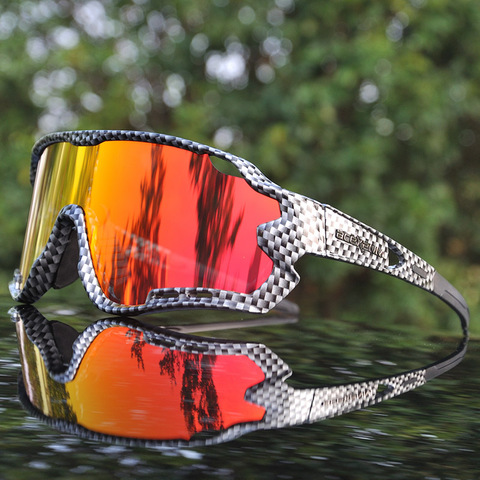 ACEXPNM-lunettes de soleil de cyclisme polarisées UV400, 4 verres, sport de plein air ► Photo 1/6