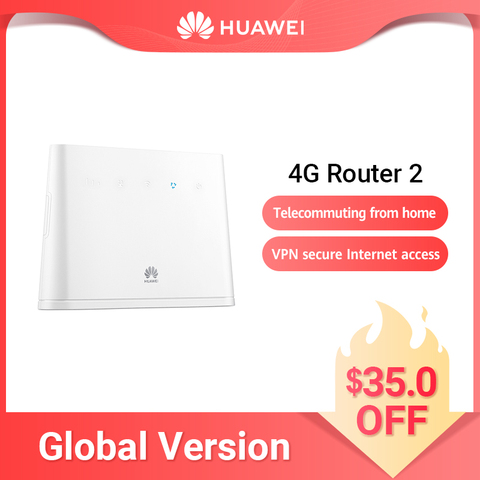 HUAWEI 4G Routeur 2 300Mbps B311-221 LTE CPE 32 Utilisateurs 2.4 GHz VPN APP Contrôle SIM carte Routeur ► Photo 1/6