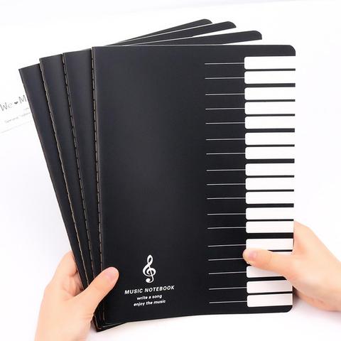 Cahier de pratique musicale, livre universel à cinq lignes pour Piano, instrument de musique aléatoire, 18 feuilles ► Photo 1/6