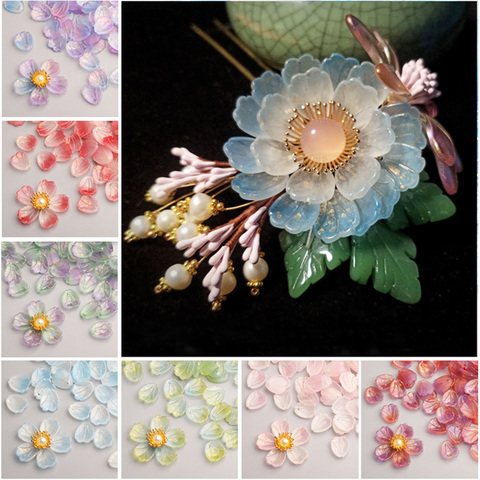 Cristal en forme de pétale de fleur, 10 pièces, 12x15mm, pour la fabrication de bijoux, bricolage ► Photo 1/1