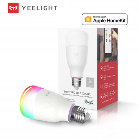 Yeelight – Ampoule smart LED (version mise à jour 2022) 800 lumens et 8.5 W, coloré, fonctionne avec apple homekit ► Photo 1/6