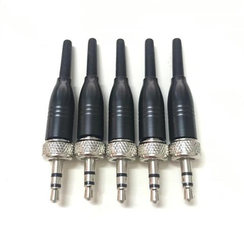 5x3.5mm connecteur de verrouillage à vis stéréo pour Pro Sennheiser EW100 EW300 EW500 G1 G2 3 Sony Saramonic Microphone adaptateur de prise de rechange ► Photo 1/4