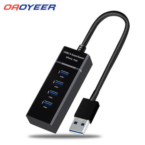 USB 2.0 USB 3.0 HUB HUB Multi USB séparateur expanseur multiples USB 3 Hab interrupteurs marche/arrêt adaptateur secteur répartiteur de câble pour ordinateur portable ► Photo 1/6