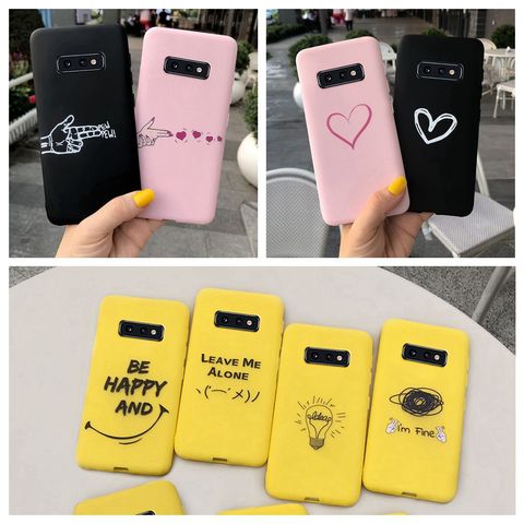 Pour étui de protection Samsung Galaxy S10E S 10E étui antichoc Ultra mince mat Coque Fundas pour Samsung S10E SM-G970F couverture de téléphone ► Photo 1/6