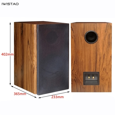 IWISTAO 2 voies 6.5 pouces haut-parleur vide armoire passif haut-parleur enceinte bois 18mm haute densité MDF conseil Volume 24L bricolage ► Photo 1/5