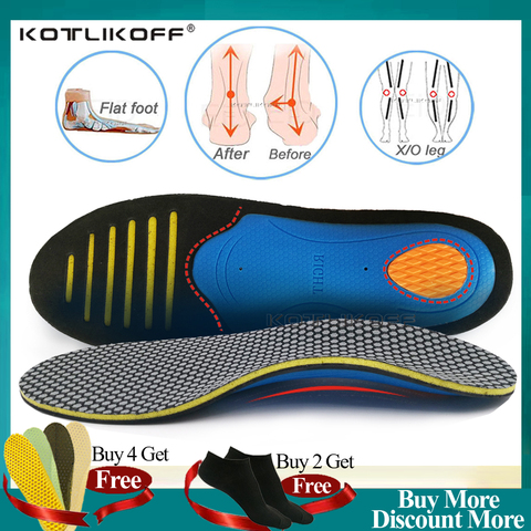 KOTLIKOFF – semelles orthopédiques unisexes EVA pour chaussures de Sport, pieds plats, support d'arc, coussin d'insertion ► Photo 1/6