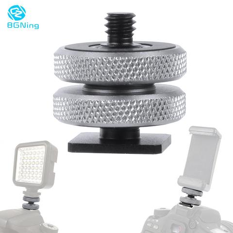 BGNing – support de Flash pour appareil photo DSLR Speedlite, avec adaptateur de 3/8 