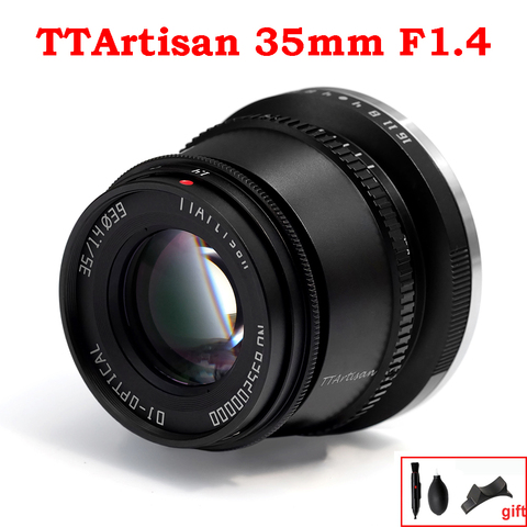 TTArtisan 35mm F1.4 APS-C objectif de mise au point manuelle pour Fujifilm M4/3 monture Sony E Leica L A7III A6600 A6400 X-T4 X-T3 X-T30 ► Photo 1/1